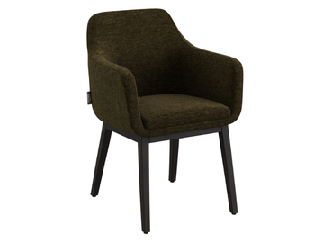 VOLVERE - Fabric chair with armrests by DÔME DECO - view 2